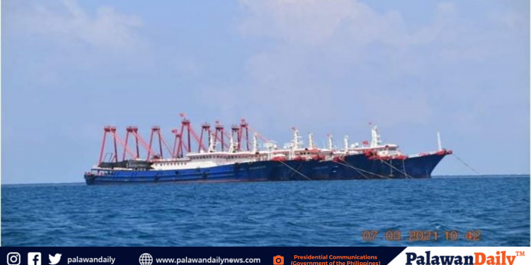 Western Command, patuloy umano ang pagbabantay sa 220 Chinese Vessels
