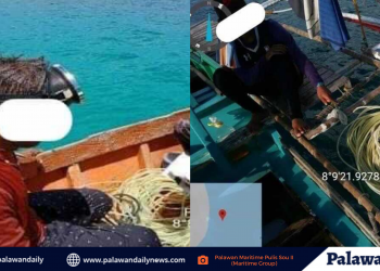 Apat na kalalakihan, arestado dahil sa iligal na pangingisda sa karagatan ng Balabac, Palawan