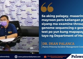 Puerto Princesa City mayroong variant ng COVID-19?