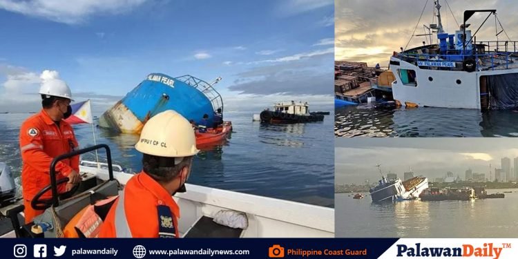 MV Palawan Pearl, BKM 104 collide in South Harbor Anchorage