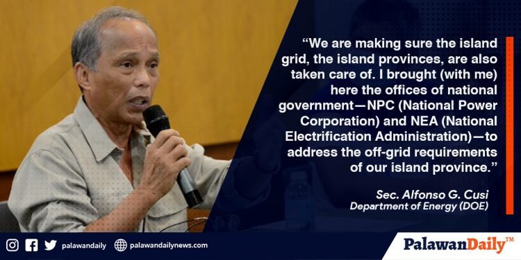 Cusi reaffirms sufficient power for 2022 elections; personally addresses Mindoro issues