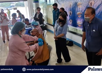 Vaccination for tourism workers in Palawan kicks off