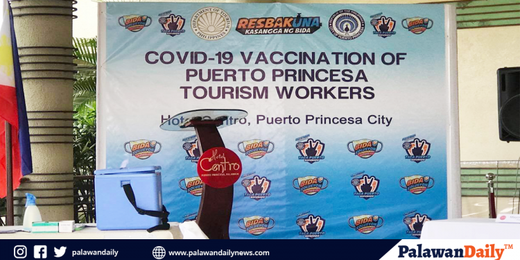 Puerto Princesa LGU aims to vaccinate 15,000 tourism workers