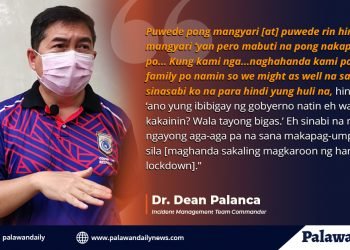 Puerto Princesa City IMT Commander urges the public to start saving money in case of a hard lockdown due to Delta Variant