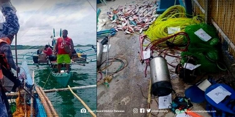 11 fishermen nabbed in Araceli for illegal fishing