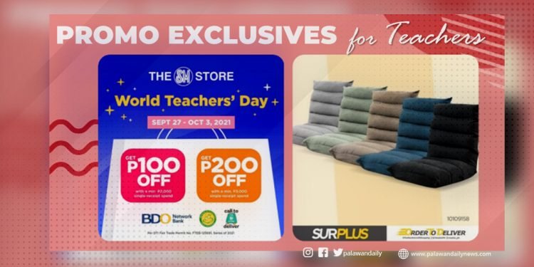 Promo Exclusives for Teachers at SM