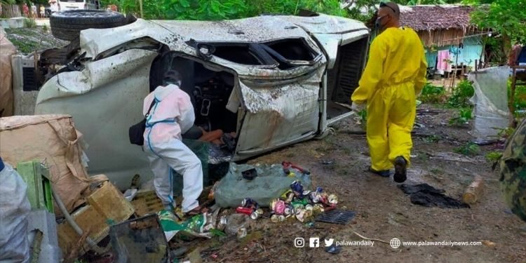 Driver ng pribadong kotse, patay sa aksidente sa Roxas, Palawan