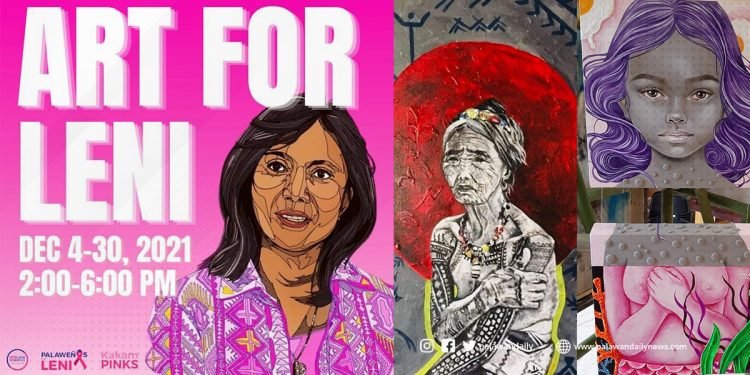 Art4Leni’: Palawan ‘kakampinks’ launch art exhibit to raise funds for VP Robredo’s campaign
