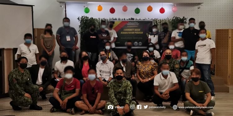 17 persons who used drugs (PWUDs) from El Nido undergo Community-based Drug Rehabilitation Program (CBDRP)