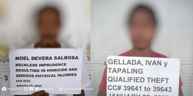 Dalawang wanted, huli sa Palawan