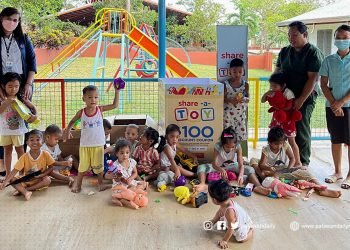 The SM Store Puerto Princesa turns over 587 donated toys