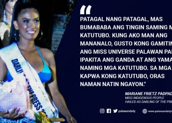Darling of the Press vows to address Racial Discrimination if crowned Miss Universe Palawan 2022