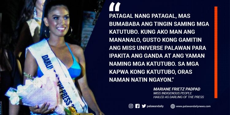 Darling of the Press vows to address Racial Discrimination if crowned Miss Universe Palawan 2022