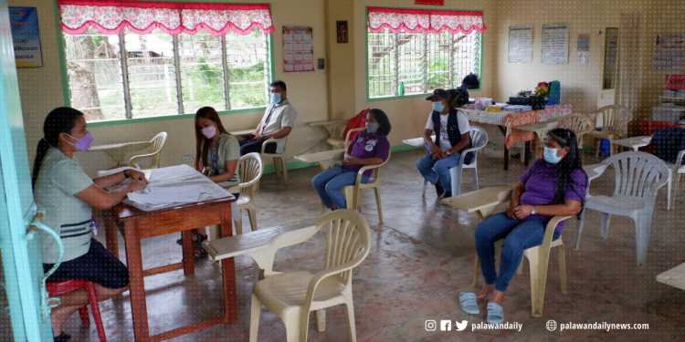 Matahimik Bucana High School, BHWs hold face-to-face classes’ simulation