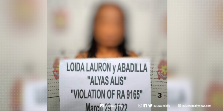 Babaeng nakumpiskahan ng shabu sa El Nido, arestado  