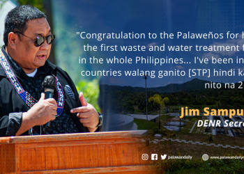 DENR lauds country’s first Sewage and Solid Waste Treatment Plant in El Nido