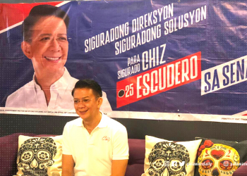 Senatorial Candidate Chiz Escudero, naglatag ng kanyang plataporma sakaling manalo muli sa senado