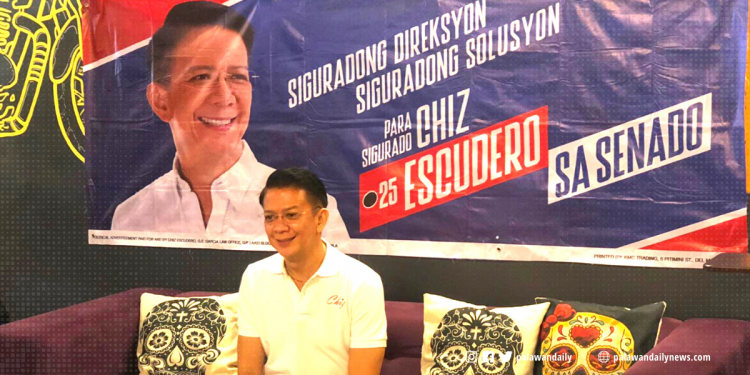 Senatorial Candidate Chiz Escudero, naglatag ng kanyang plataporma sakaling manalo muli sa senado