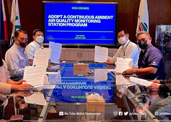 Mining community in Palawan gets a P6.4M  Advanced Air Monitoring Station