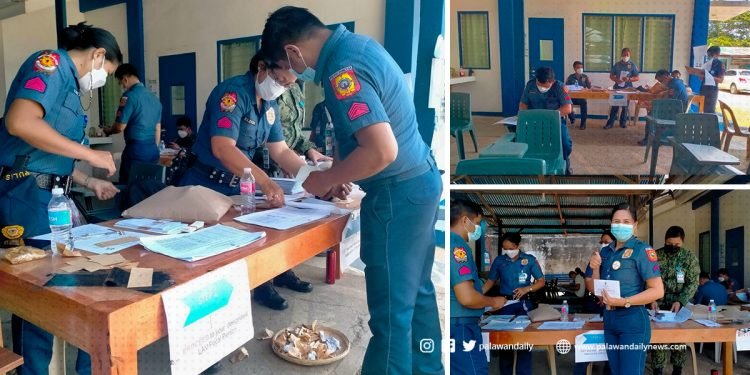 Puerto Princesa City Police Office, nagsimula na sa absentee voting