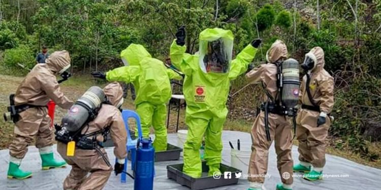 BFP sumailalim sa pagsasanay hinggil sa Chemical, Biological, Radiological Nuclear and Weapons of Mass Destruction