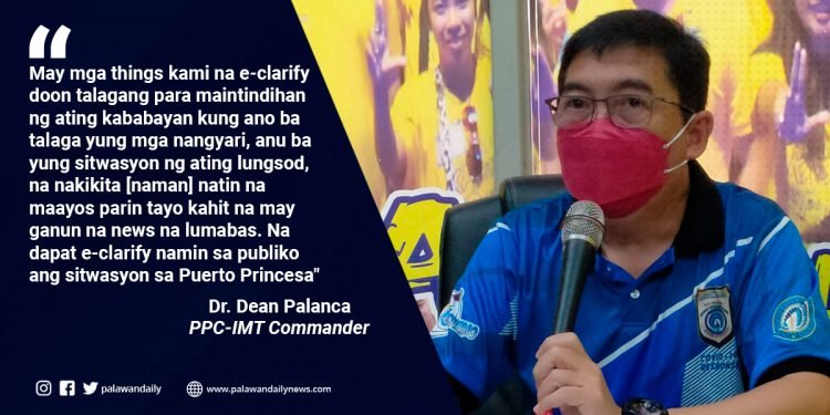 Incident Management Team, nilinaw na walang local transmission ng Omicron variant BA.2.12.1 sa Puerto Princesa