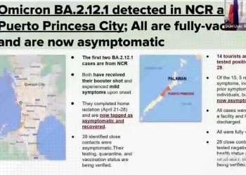 12 na kaso ng COVID-19 na naitala noong Abril 29, kumpirmadong Omicron BA.2.12.1, 11 dito ay foreigners