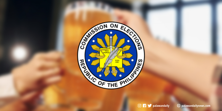 COMELEC liquor ban to take effect from May 8 to 9