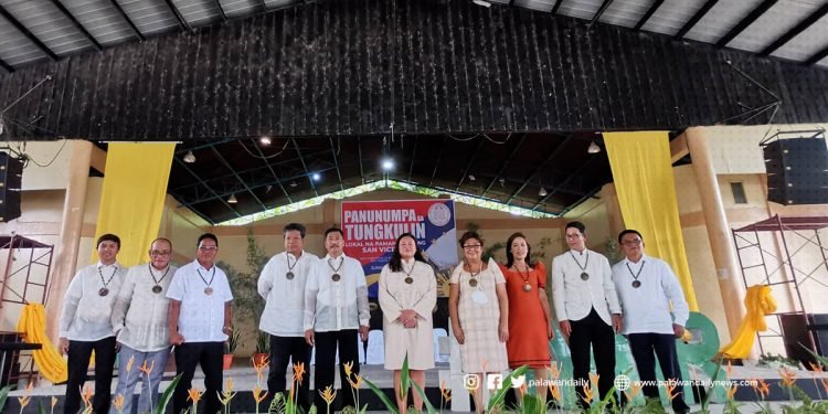 San Vicente elected officials take oath;