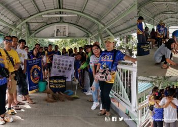 Petrosphere Inc. at Palawan Daily News, nakiisa sa community service ng kapatirang Alpha Phi Omega sa overpass ng Brgy. San Miguel, Puerto Princesa
