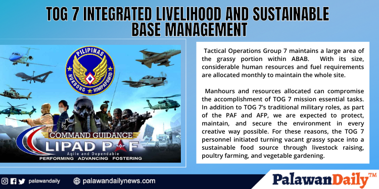 TOG 7 Integrated Livelihood and Sustainable Base Management