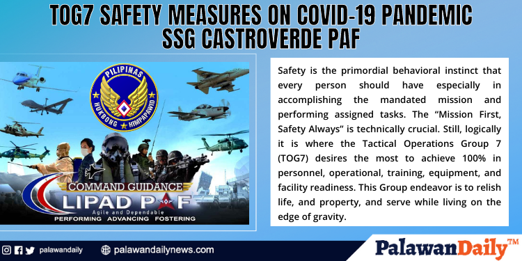 TOG7 Safety Measures on COVID-19 Pandemic