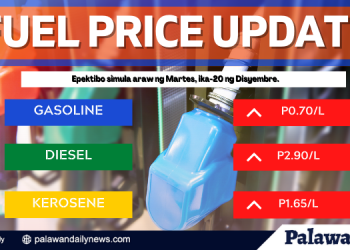 TAAS-PRESYO NG LANGIS, NGAYONG ARAW