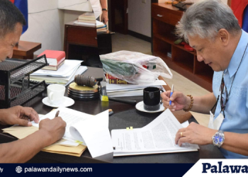 Heavy equipment ng Pamahalaang Panlalawigan, magbibigay ng ayudang pang-imprastraktura sa bayan ng Dumaran