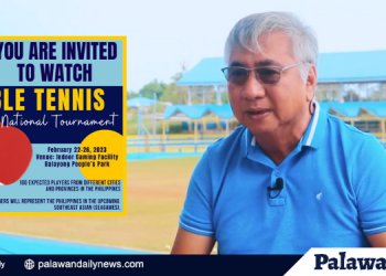 Table tennis tournament sa Puerto Princesa, isasagawa