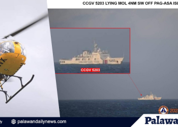 PCG calls for presscon after 42 Chinese militia were spotted surrounding Pag-asa Island