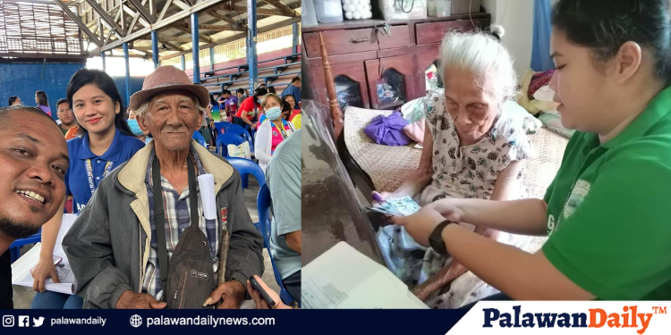Two centenarians receive P10,000 cash incentives from the Palawan government