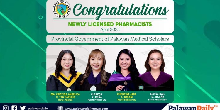 4 Palawan scholars succeed in Pharmacy Licensure Examination