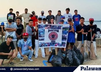 Grupo ng mga kabataan, naglinis sa City Baywalk