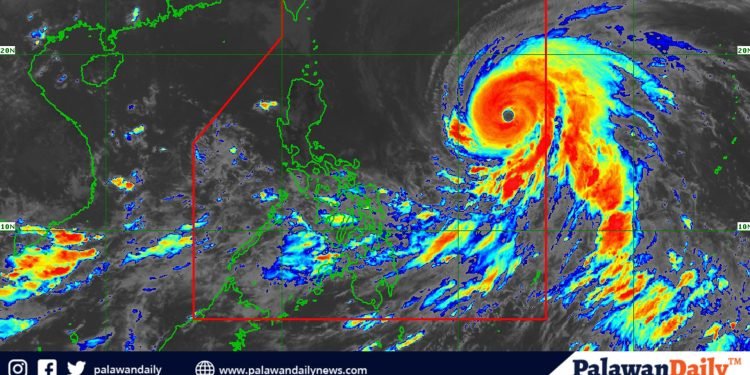 In a fortunate turn of events, Mawar is projected to veer away from Palawan, greatly reducing the threat of its destructive force on the province.