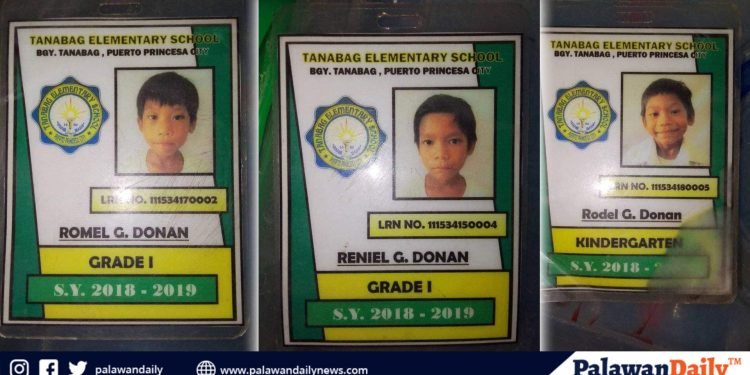 Isang malaking agam-agam ang bumabalot sa Santa Teresita, Dumaran, Palawan matapos mawala noong Linggo, Mayo 28, ang tatlong magkakapatid na sina Rodel, Reniel at Romel Donan, na may edad na 12, 10, at 8. Ang mga ito ay pinangangambahang tinangay ng isang hindi kilalang tindera ng isda.