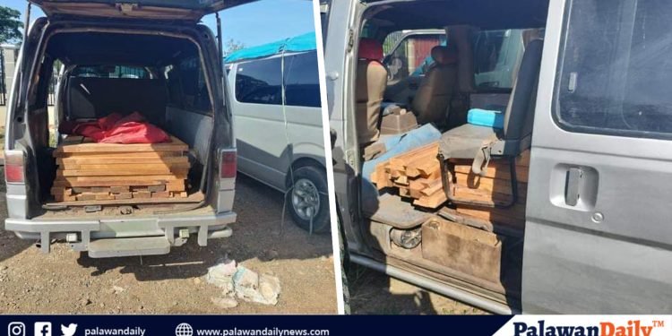 Pintuang gawa sa ipil, nasabat ng PNP checkpoint sa Inagawan-Sub