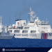 A close encounter between the Philippine Coast Guard (PCG) and the Chinese Coast Guard (CCG) near the Ayungin Shoal // PCG