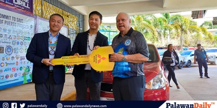 Pamahalaang panlungsod, nakatanggap ng isang service vehicle na donasyon mula sa Mitsubishi-Palawan at Maximotors