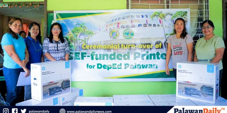 Additional 35 printers distributed to Aborlan municipal schools from Palawan Provincial Government’s Special Education fund