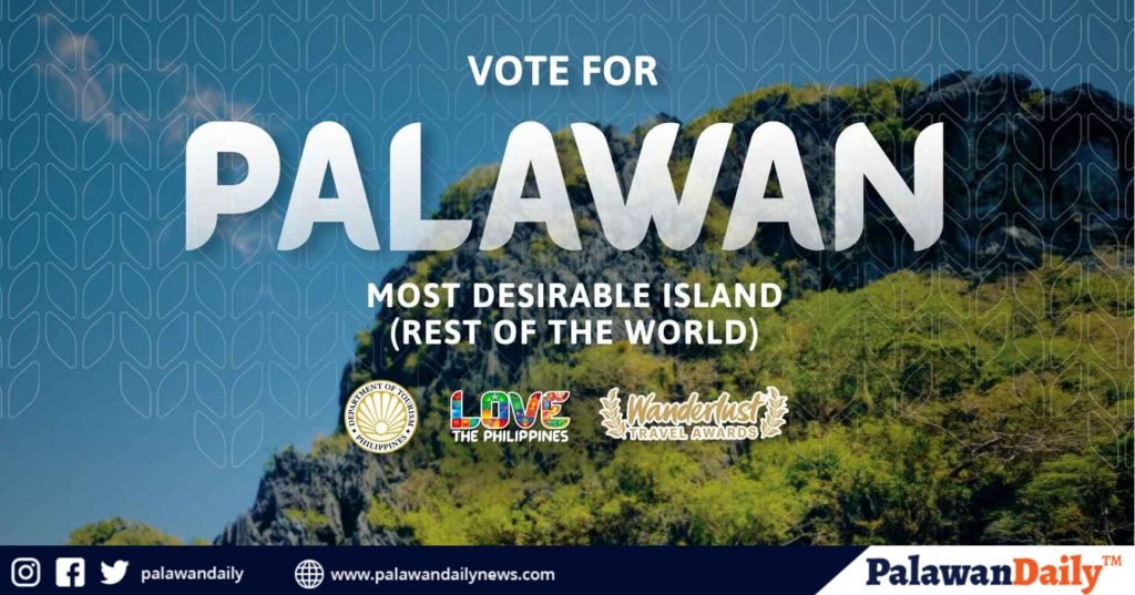 Palawan nominated as "Most Desirable Island" in 22nd Wanderlust Reader Travel Awards