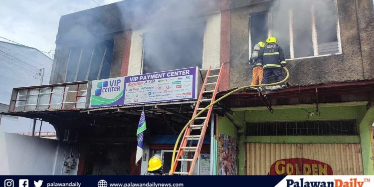 Sunog, sumiklab sa isang building sa Malvar Avenue, PPC