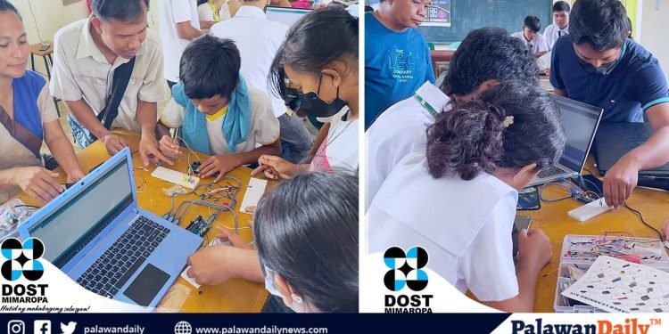 DOST-MIMAROPA introduces mechatronics and robotics to West Coast High School