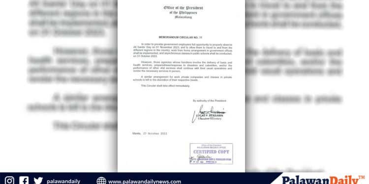 October 31 to be feature asynchronous classes and remote work for public sector