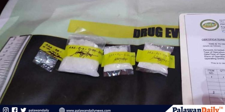 Mahigit sa kalahating milyon na droga, nakumpiska ng PDEA sa Puerto Princesa